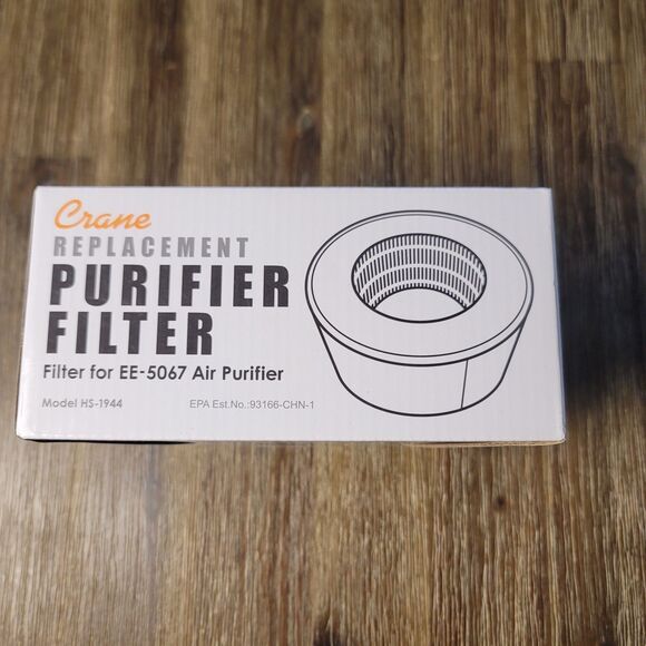 Crane Air Purifier True HEPA Replacement Filter for Model EE-5067 - Picture 1 of 2